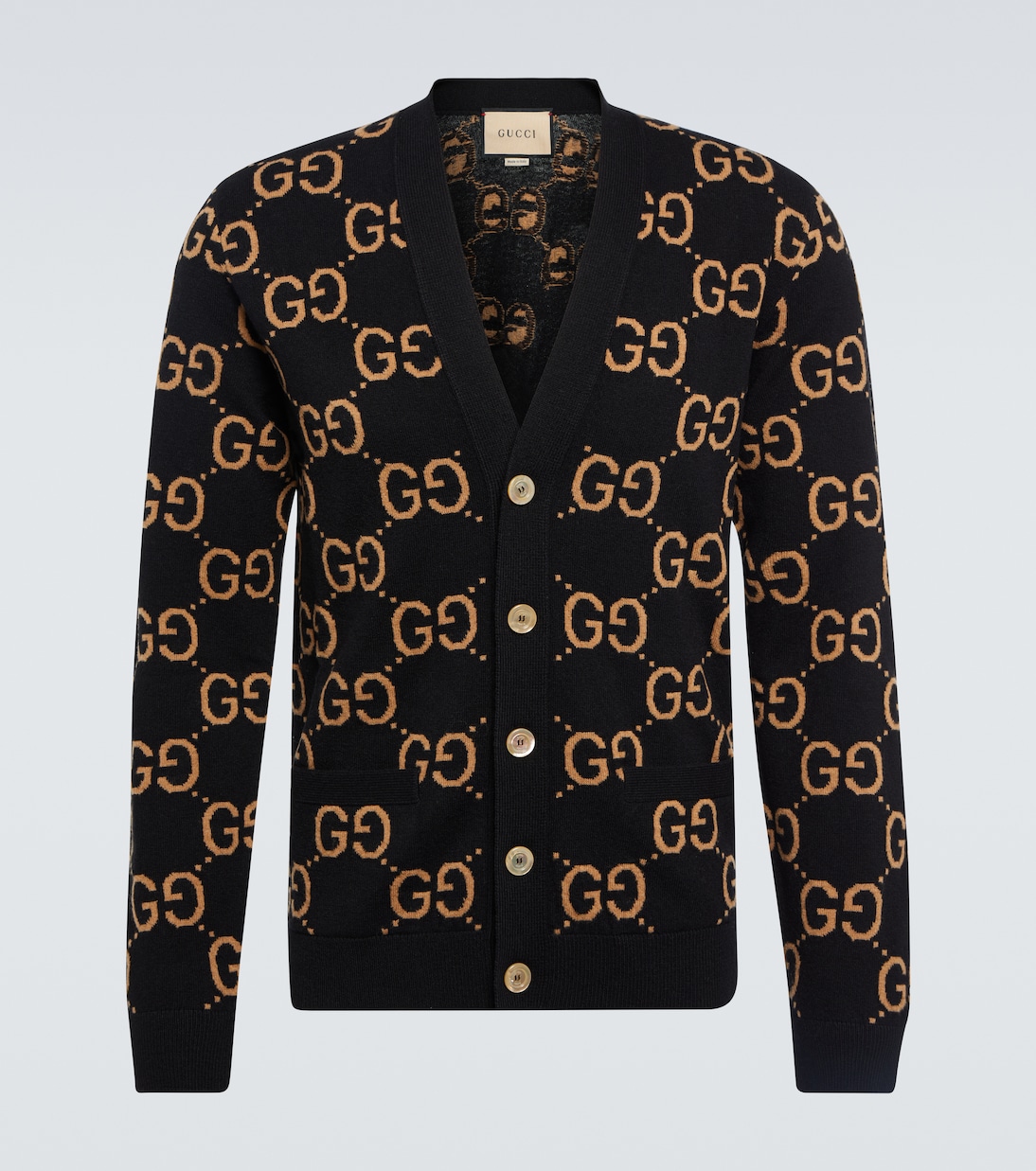 GG jacquard wool cardigan | Gucci