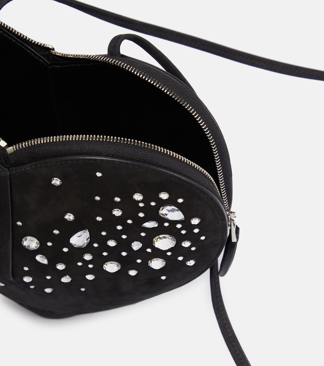 Sac Le Cœur en daim à ornements | Alaïa