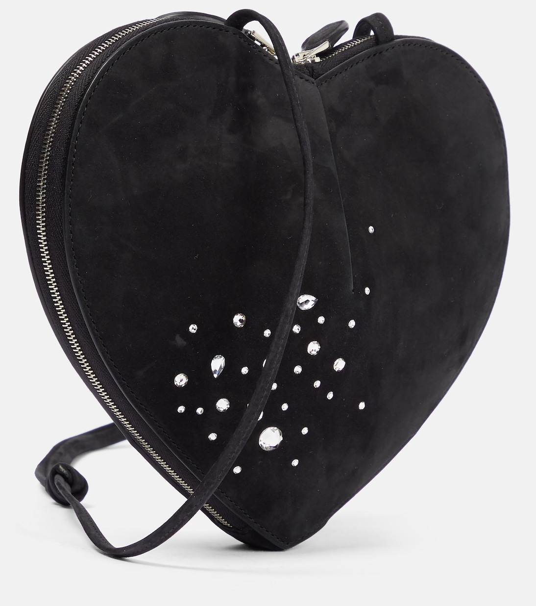 Sac Le Cœur en daim à ornements | Alaïa
