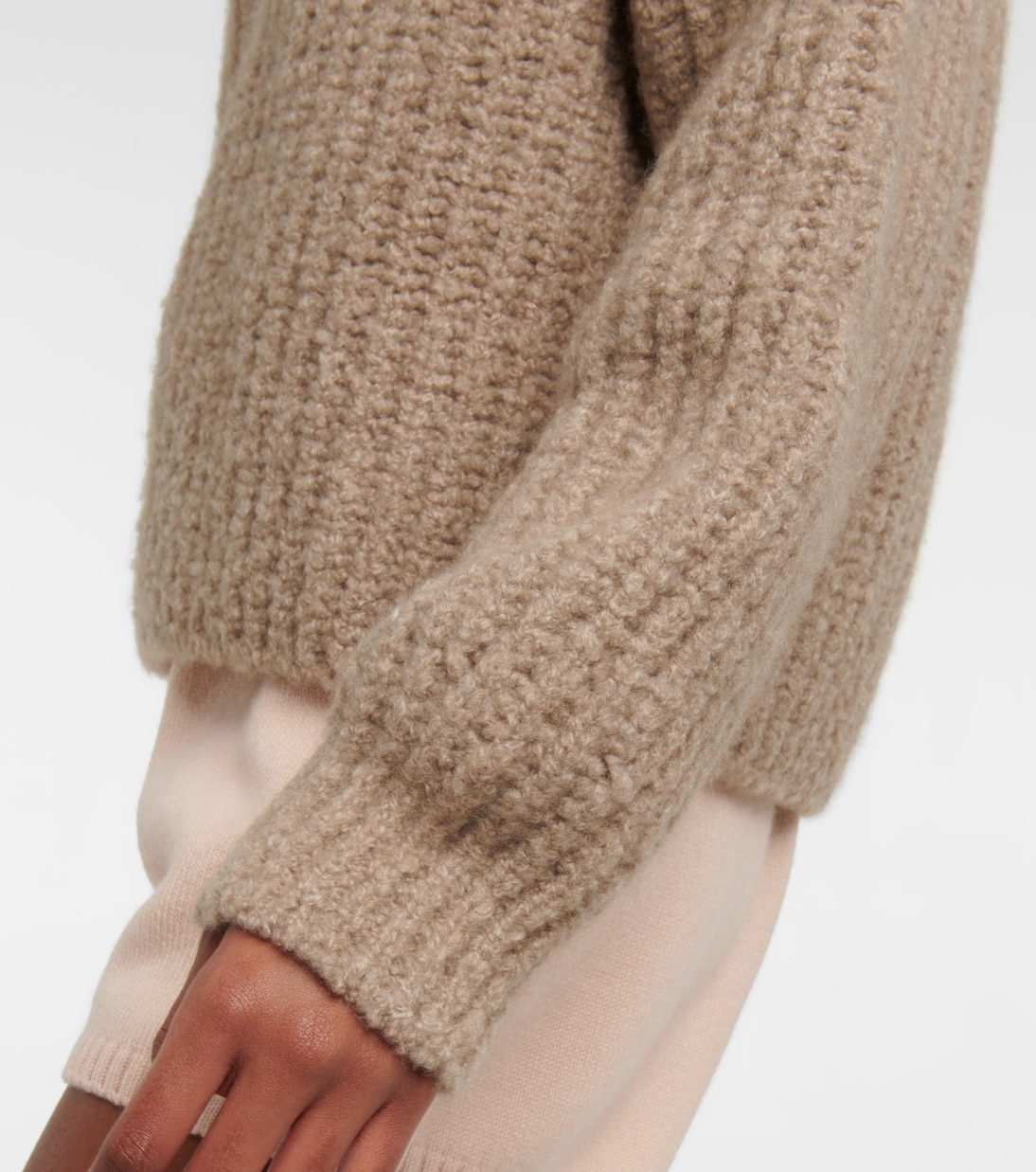 Ribbed-knit cashmere turtleneck sweater | Loro Piana