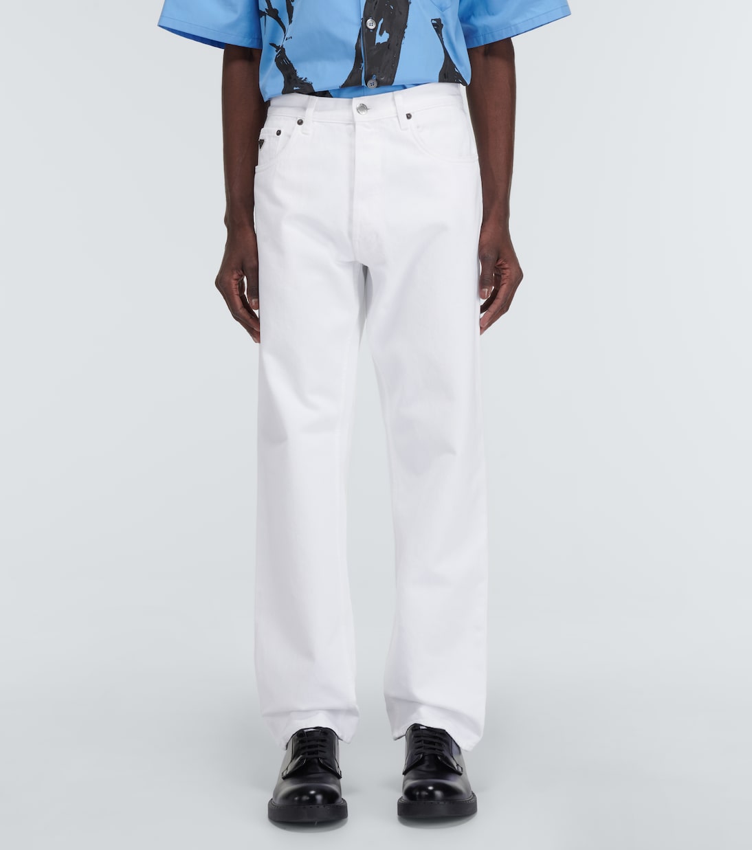 Mid-rise straight jeans | Prada