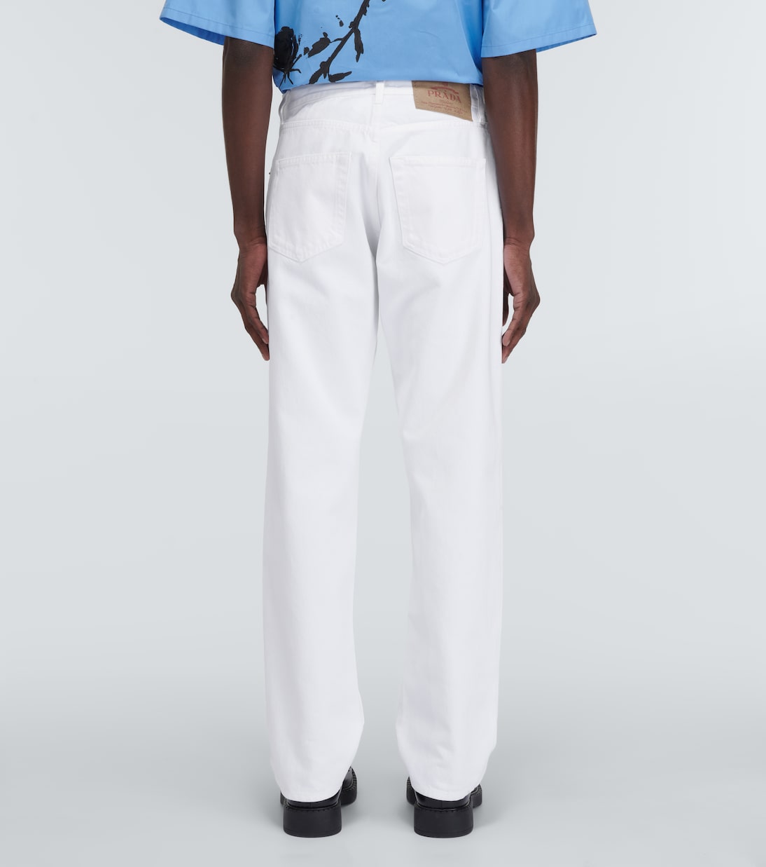 Mid-rise straight jeans | Prada