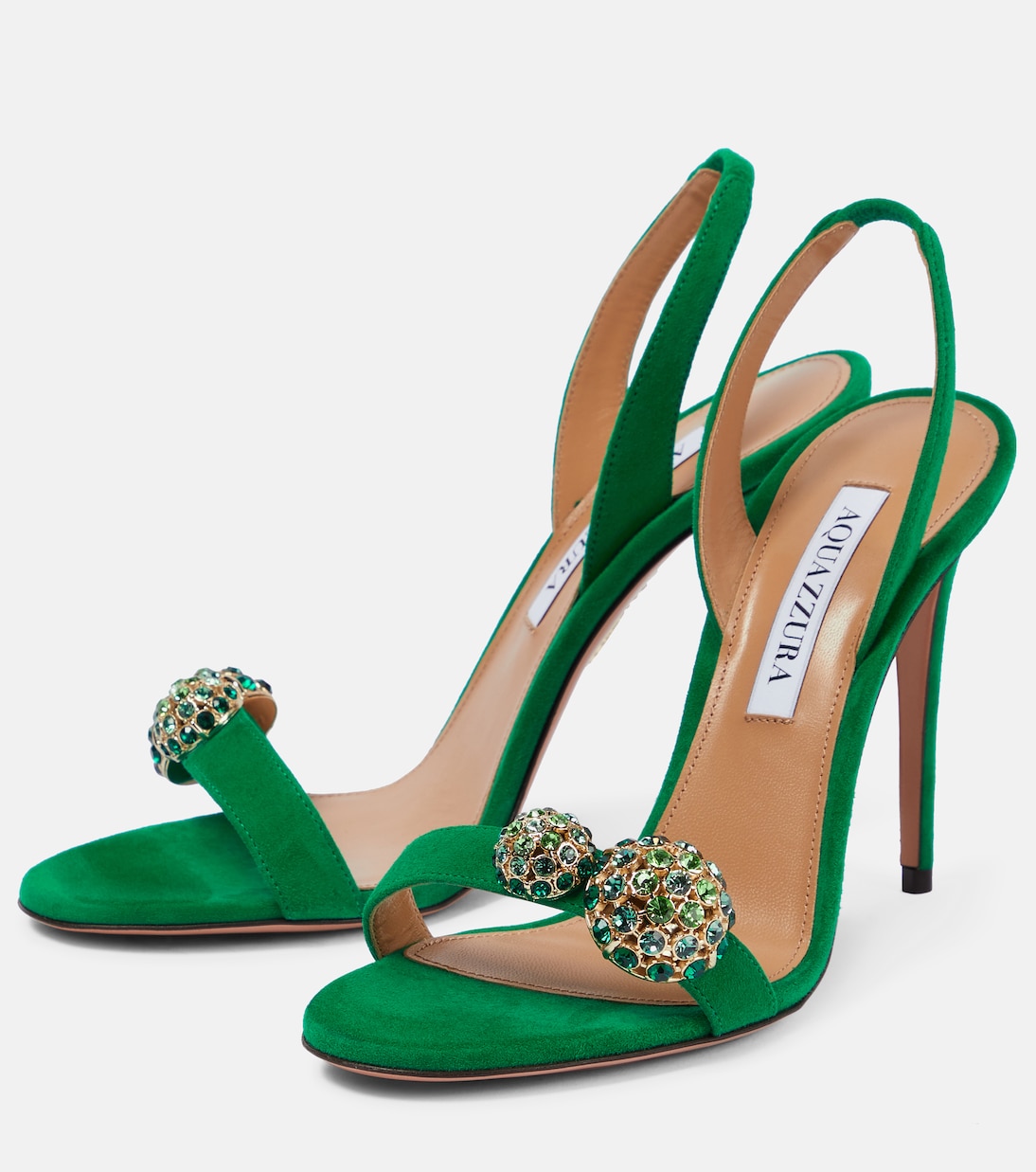 Sandales Love Bubble en daim à ornements | Aquazzura