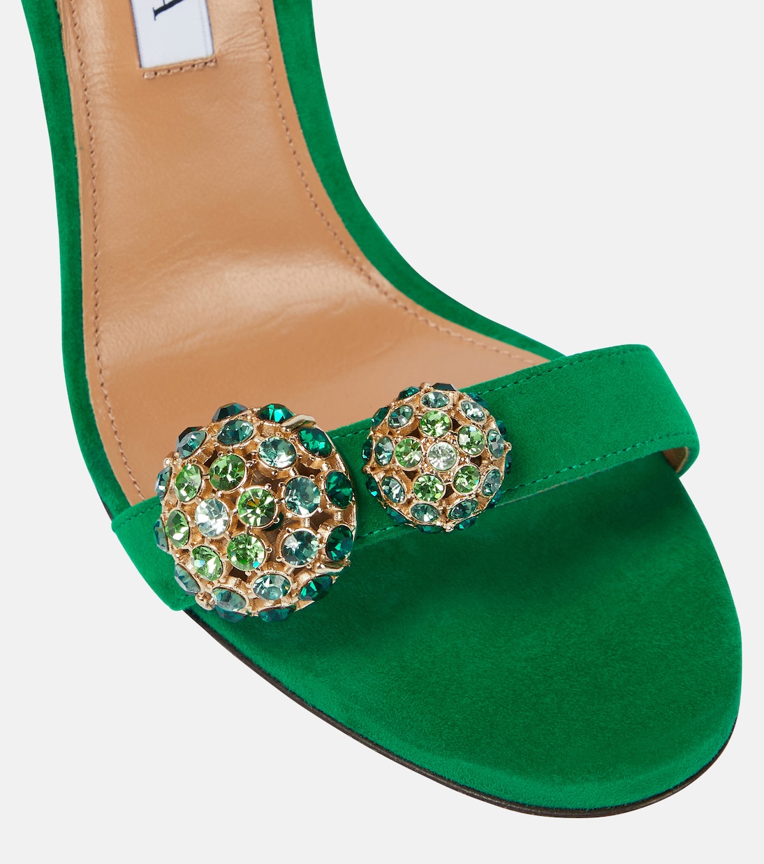 Sandales Love Bubble en daim à ornements | Aquazzura