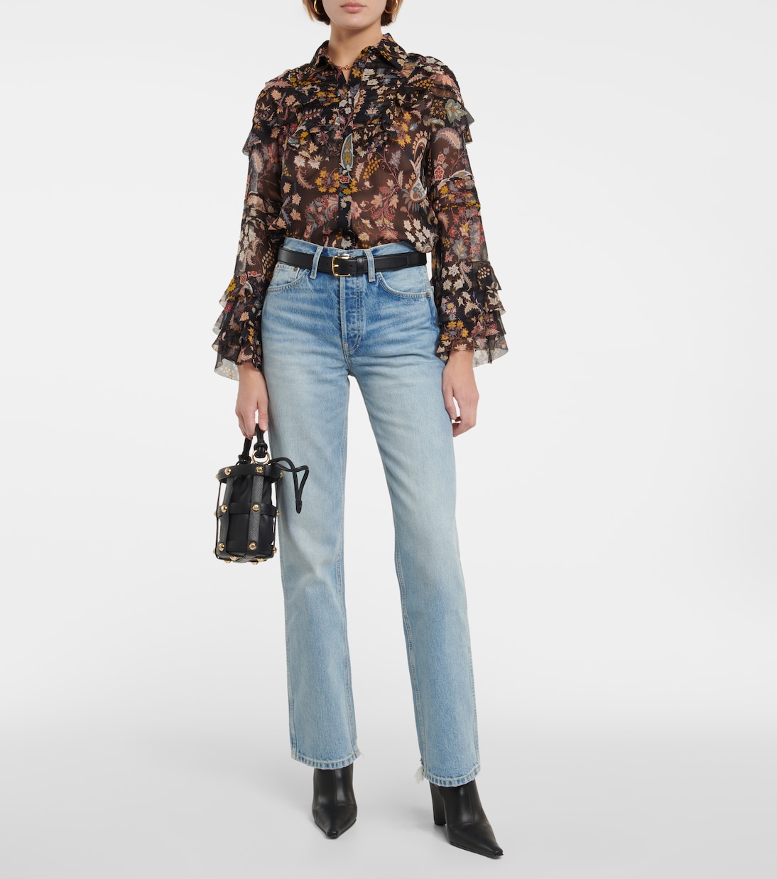 Jeans regular a vita media | Re/Done