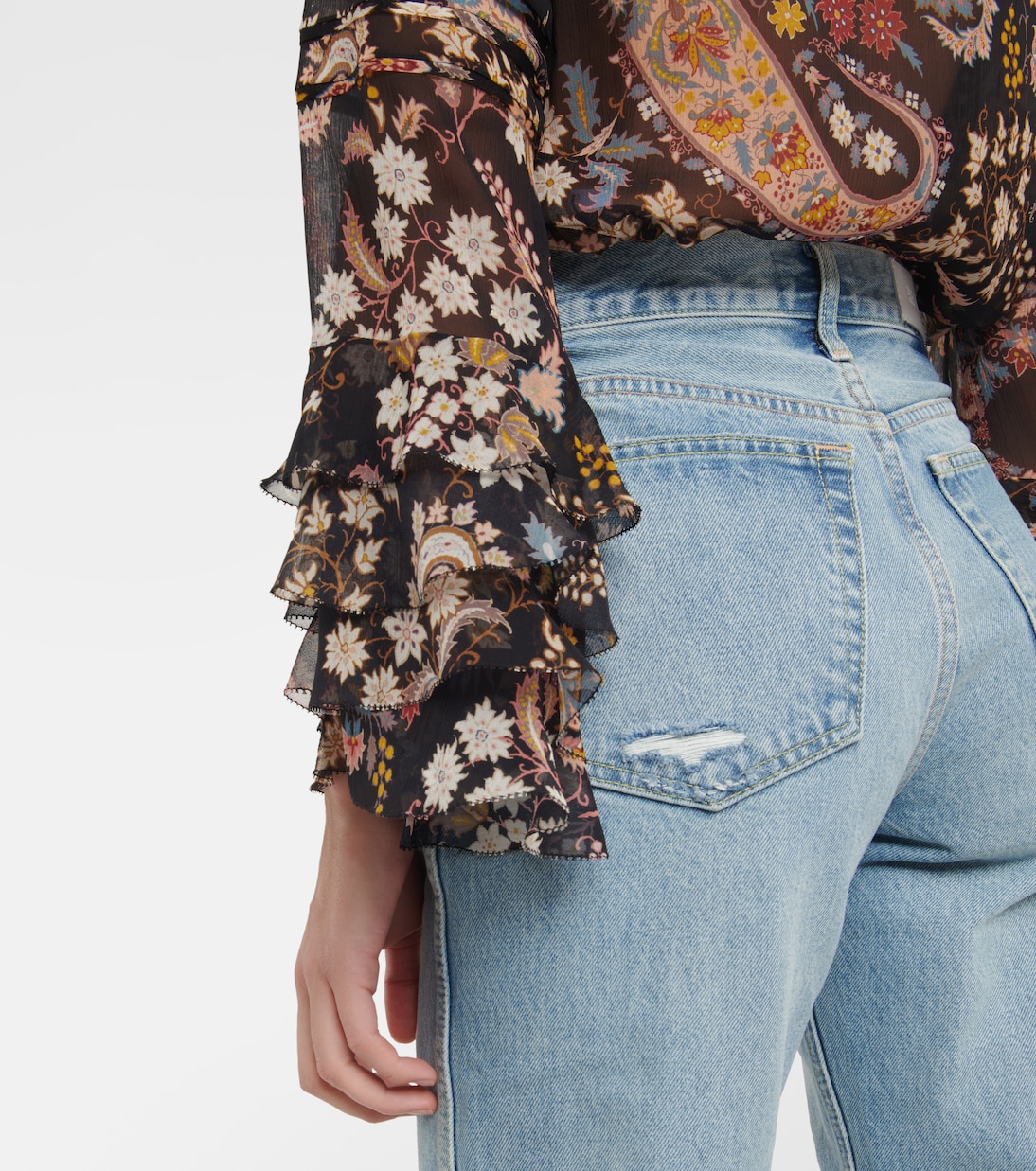 Jeans regular a vita media | Re/Done
