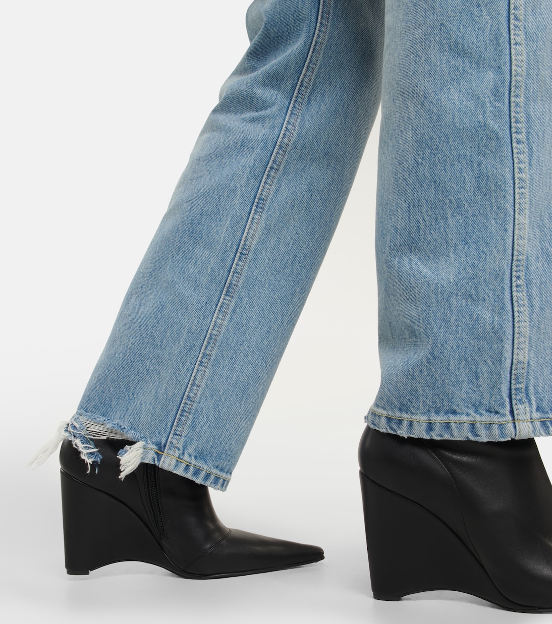 Jeans regular a vita media | Re/Done