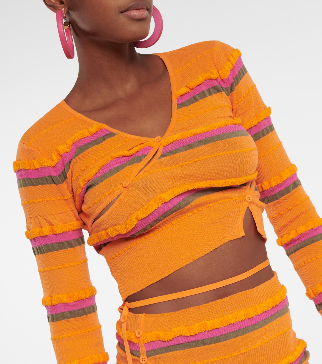 Cárdigan Le Cardigan Tordu cropped | Jacquemus