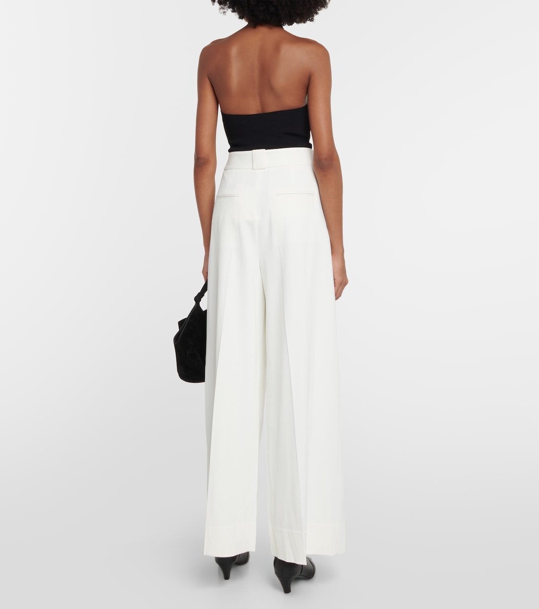Pantalones anchos Rico de tiro alto | Khaite