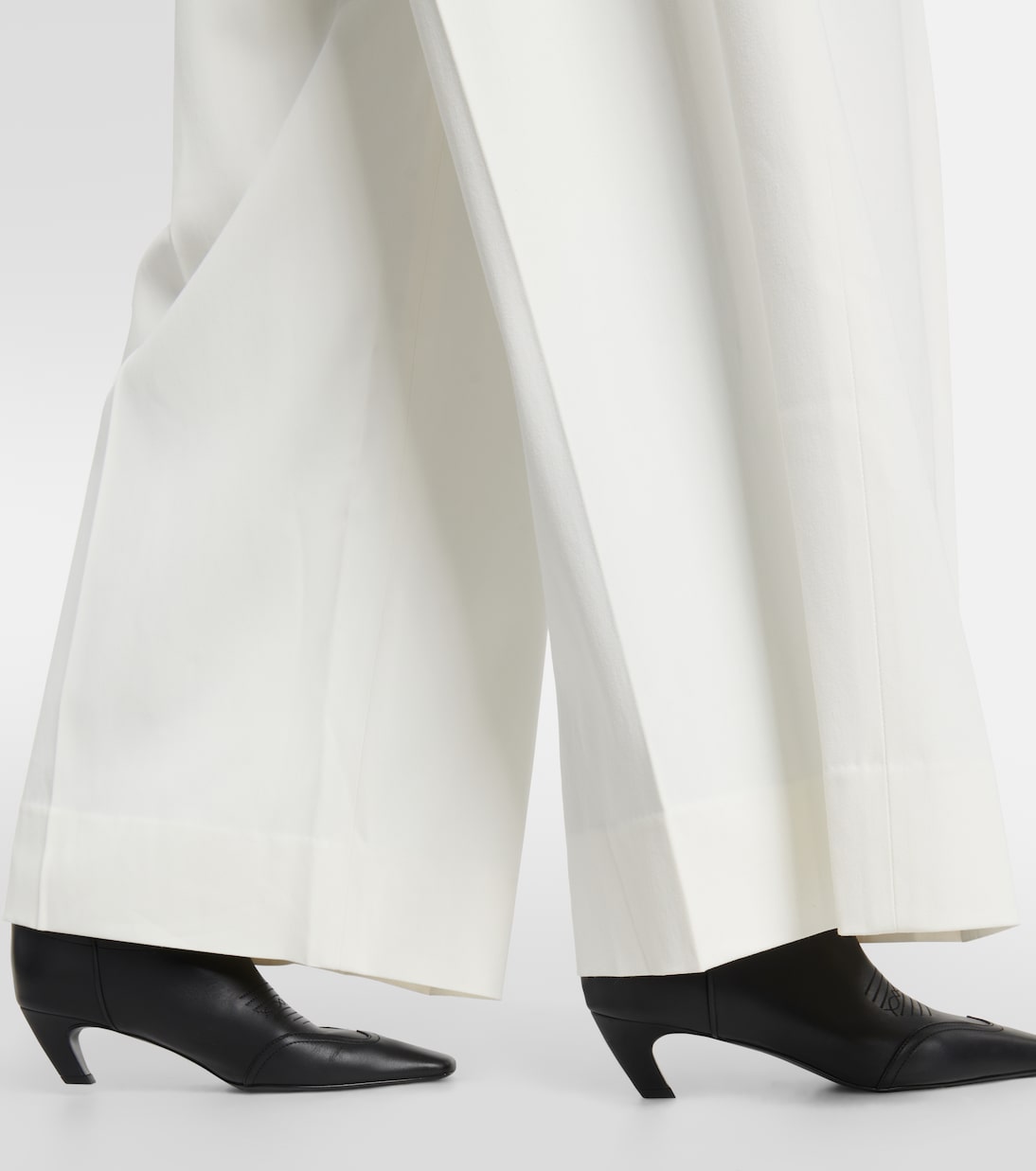 Pantalones anchos Rico de tiro alto | Khaite