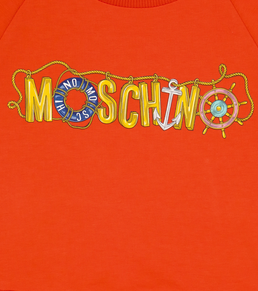 Abito in cotone con stampa | Moschino Kids