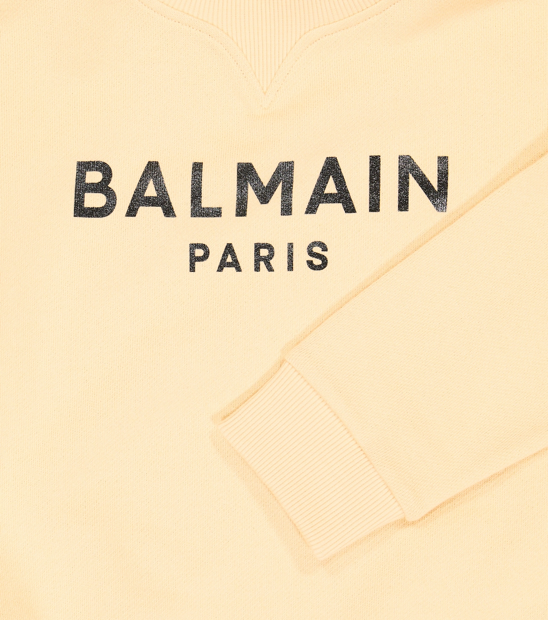 Sudadera en jersey de algodón con logo | Balmain Kids