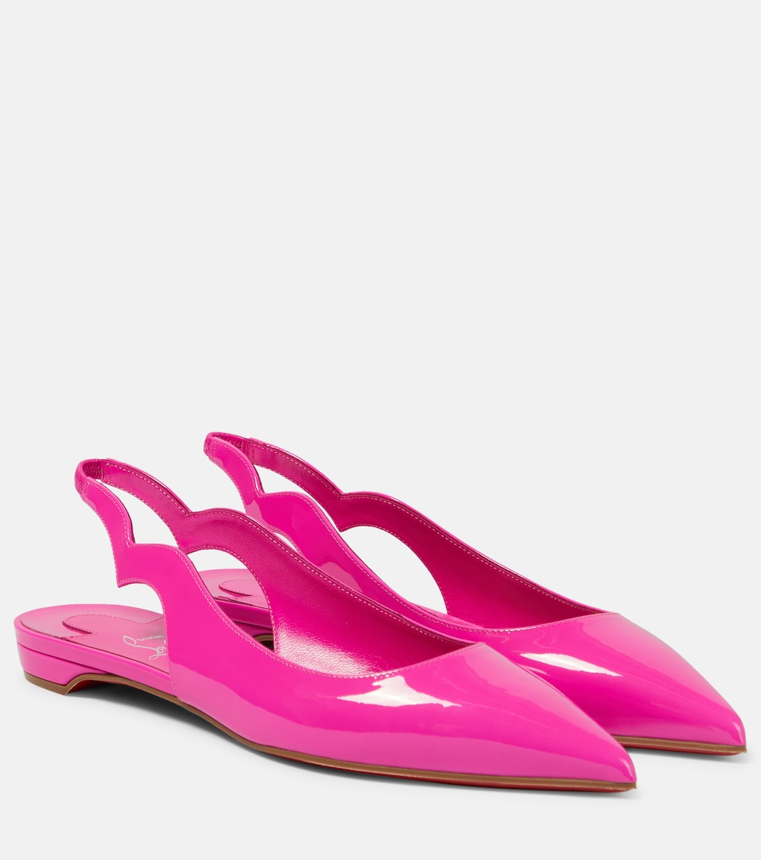 Ballerine Hot Chickita Sling in vernice | Christian Louboutin