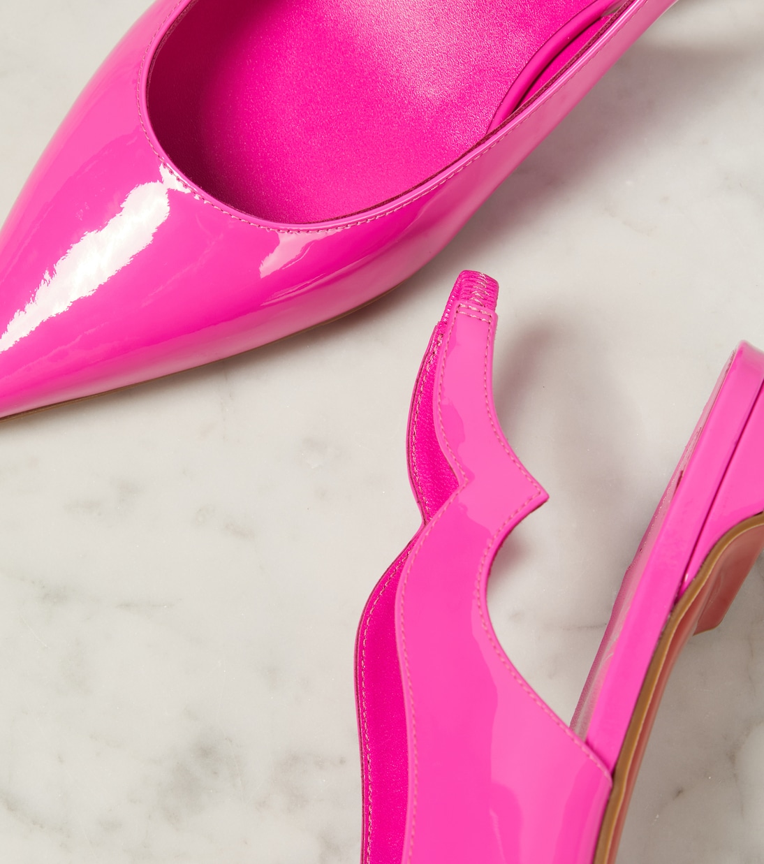 Ballerine Hot Chickita Sling in vernice | Christian Louboutin