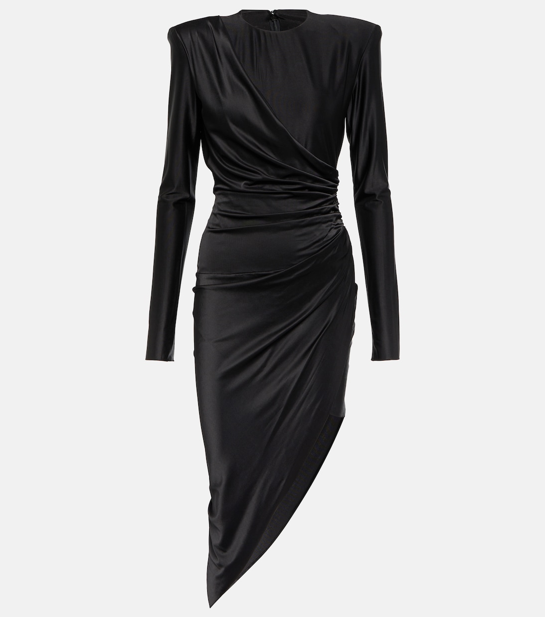 Asymmetric draped jersey minidress | Alexandre Vauthier