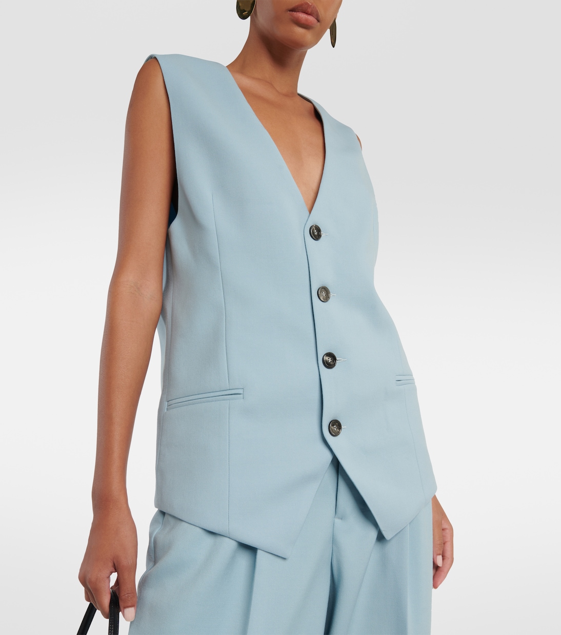 Gilet de costume en laine vierge | Ami Paris