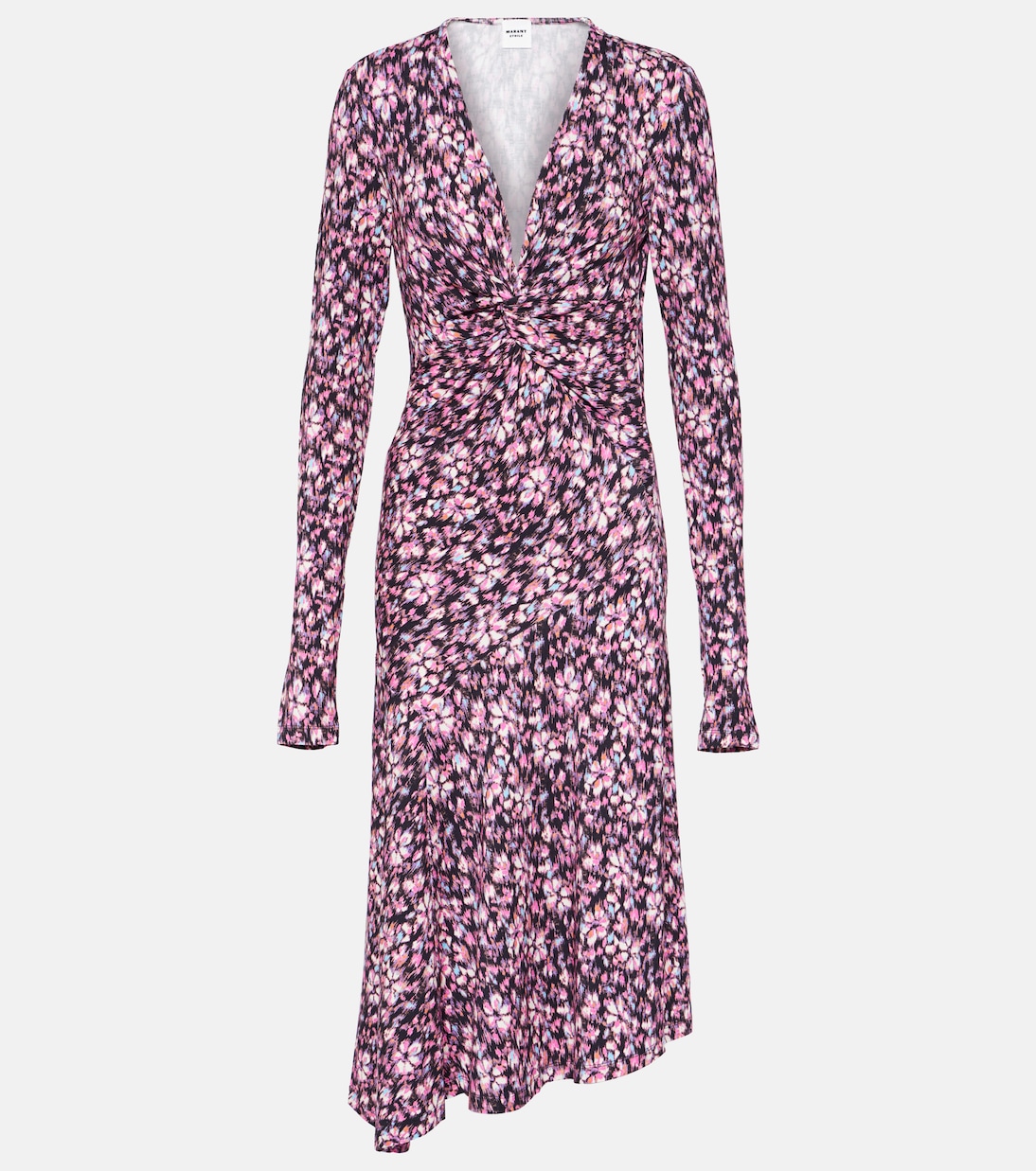 Abito midi Lania in jersey con stampa | Marant Etoile