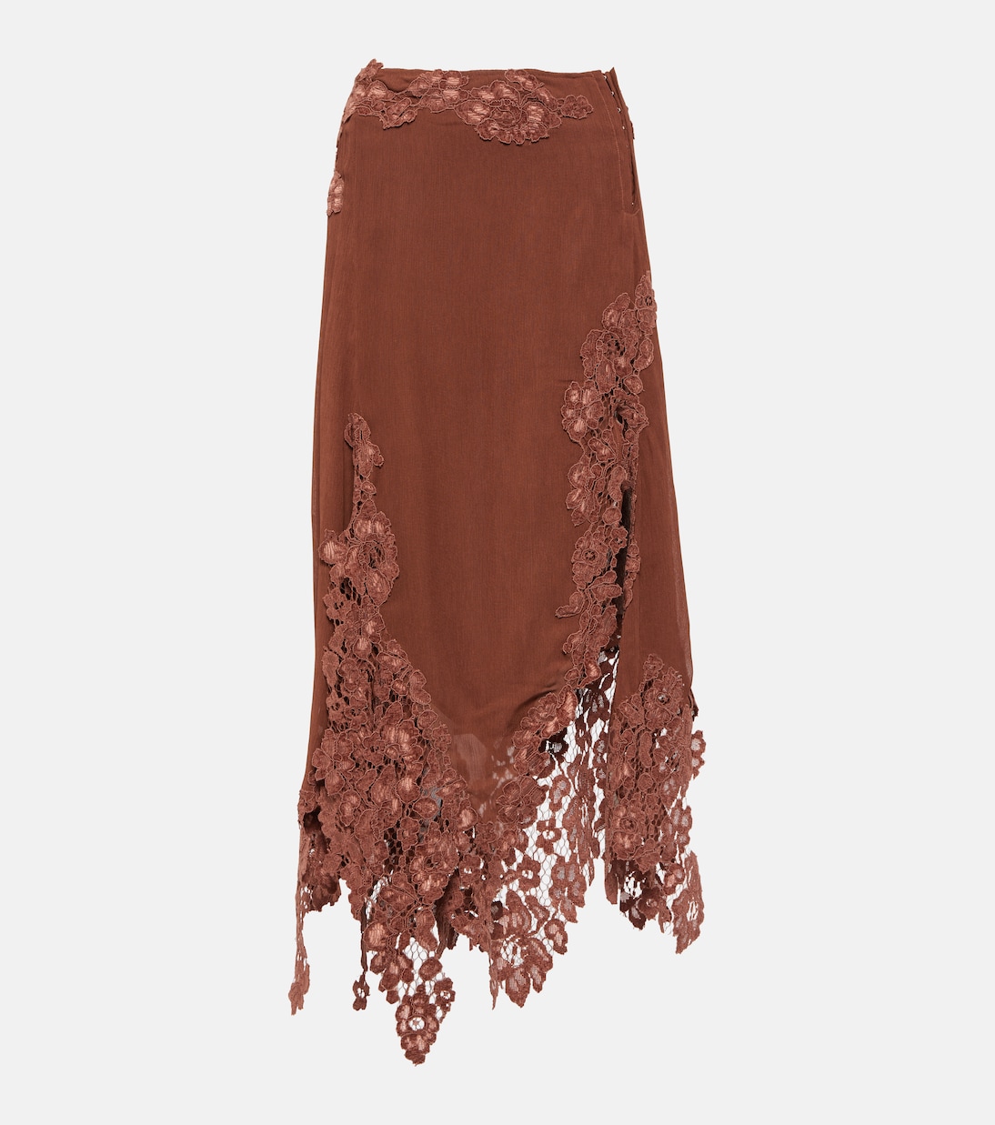 Gonna midi in crêpe e pizzo | Acne Studios