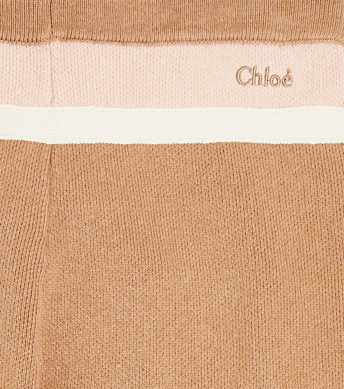Pantalon de survêtement en coton et laine | Chloé Kids