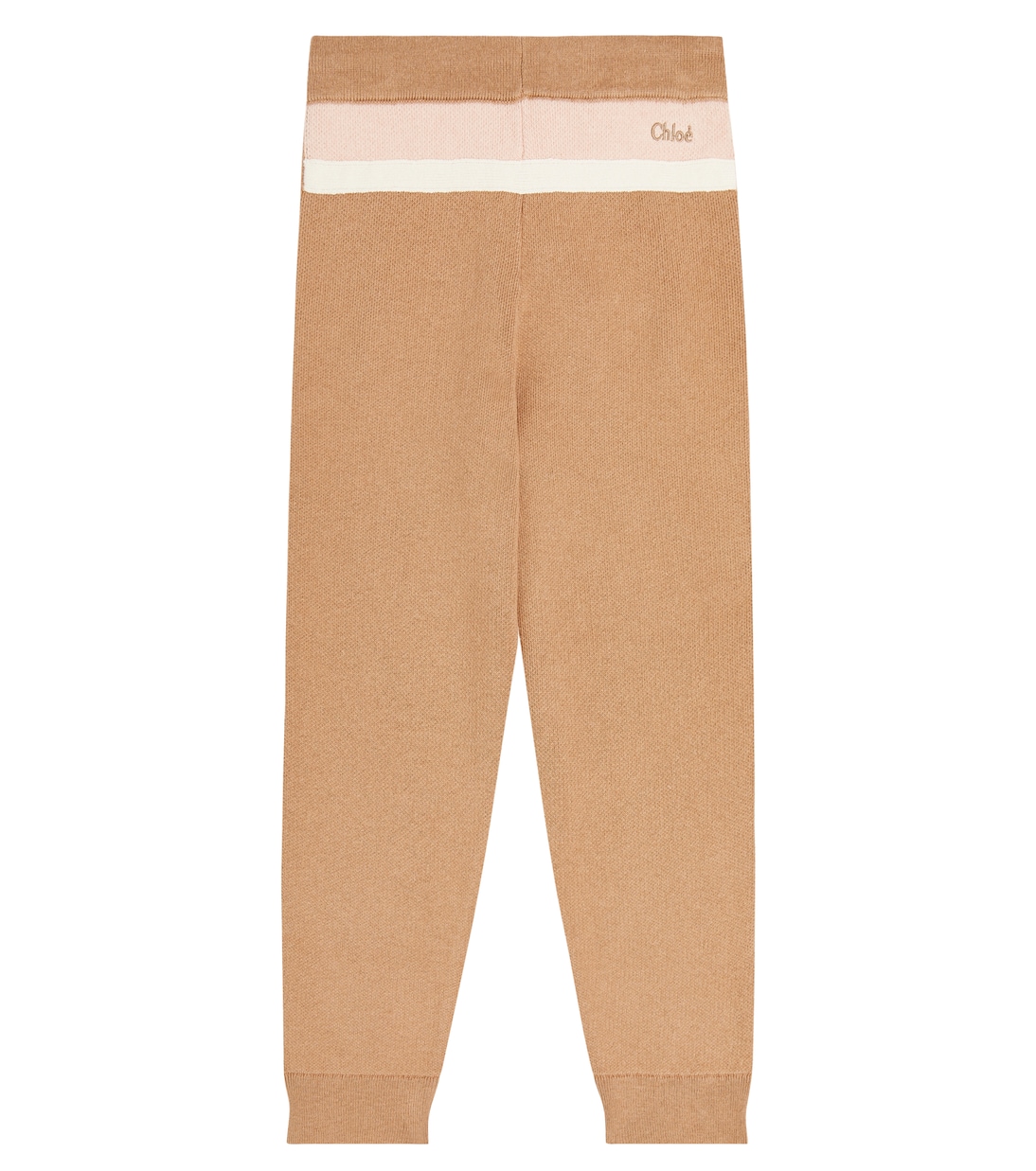 Pantalon de survêtement en coton et laine | Chloé Kids