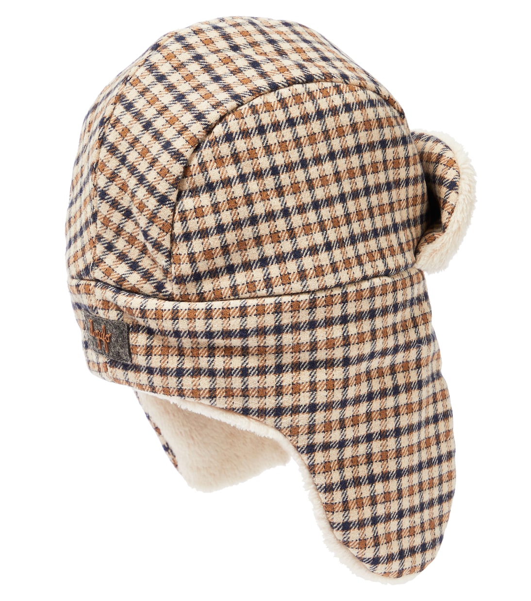 Checked cotton-blend hat | Il Gufo