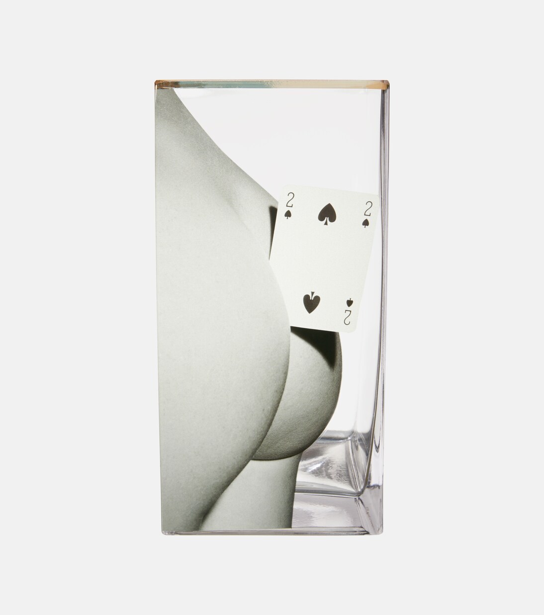 x Toiletpaper Two of Spades Large glass vase | Seletti