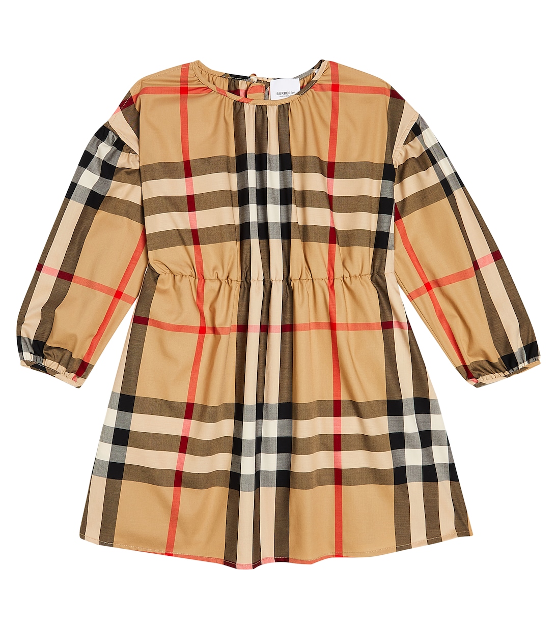 Robe Burberry Check en coton mélangé | Burberry Kids