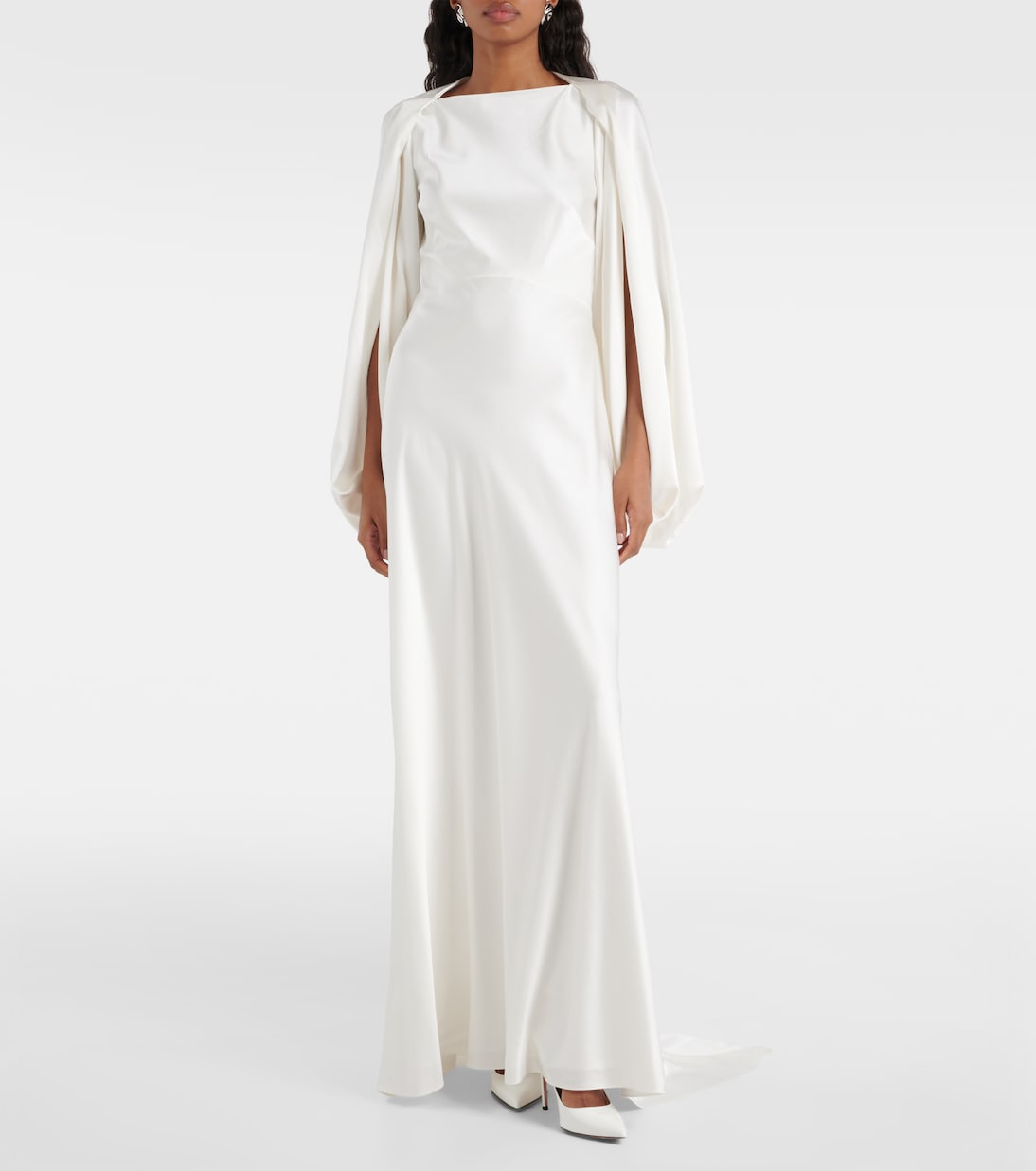 Robe longue de mariée Kami en soie | Roksanda