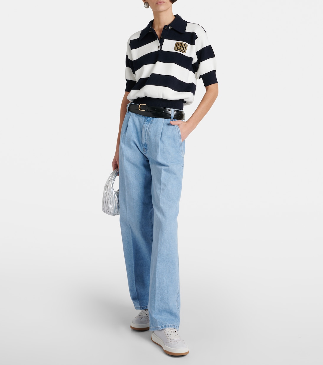 Sneakers in suede | Miu Miu
