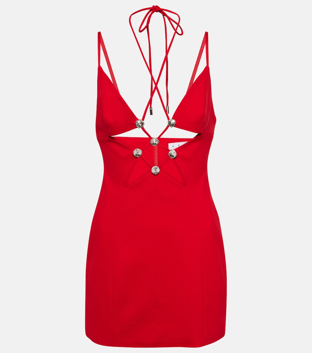Miniabito in jersey con cut-out | Area