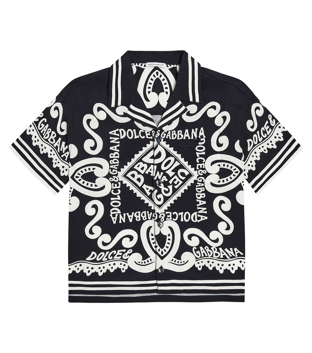Chemise imprimée à logo | Dolce&Gabbana Kids