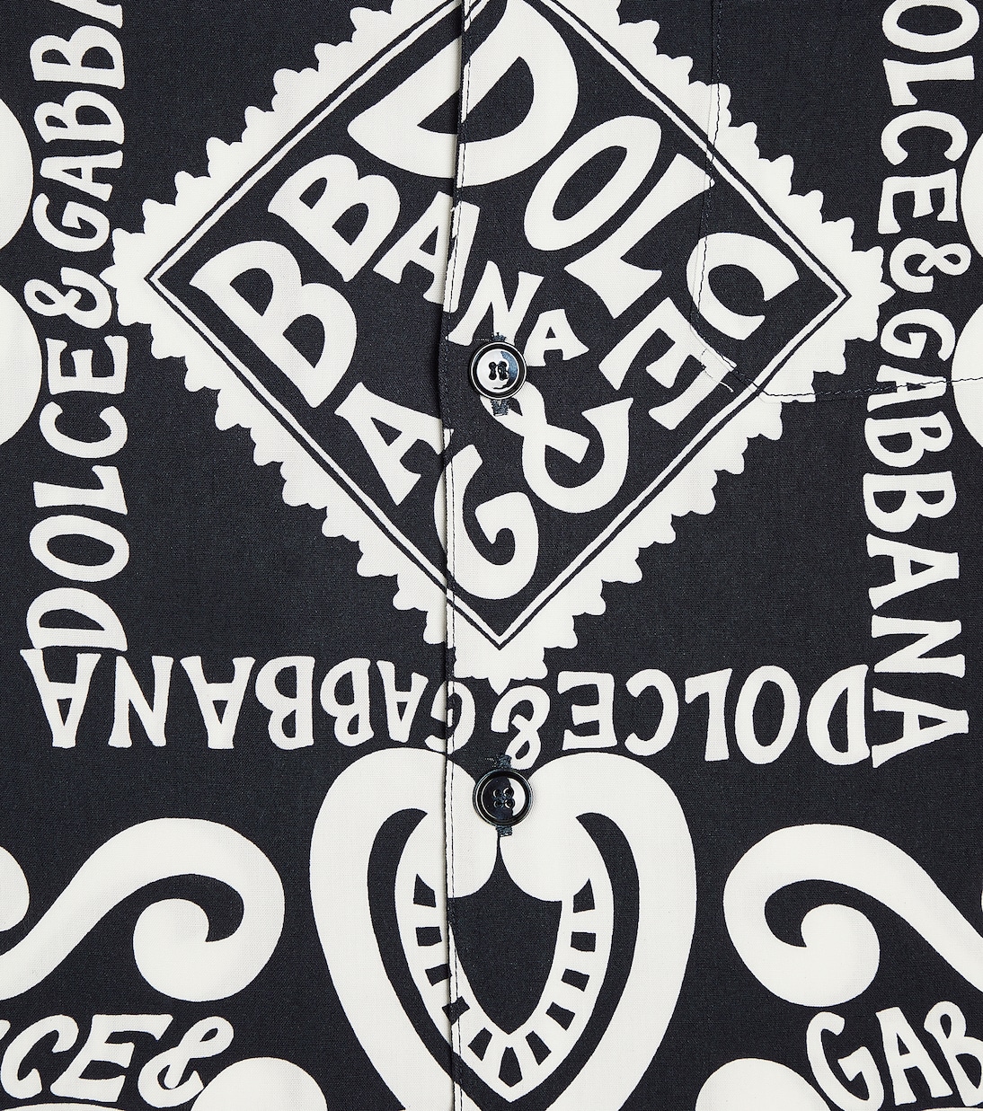 Chemise imprimée à logo | Dolce&Gabbana Kids