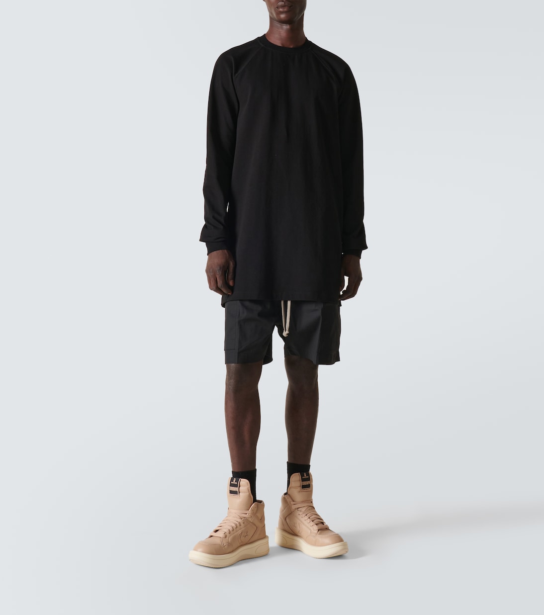 X Converse High-Top-Sneakers TURBOWPN aus Leder | Rick Owens