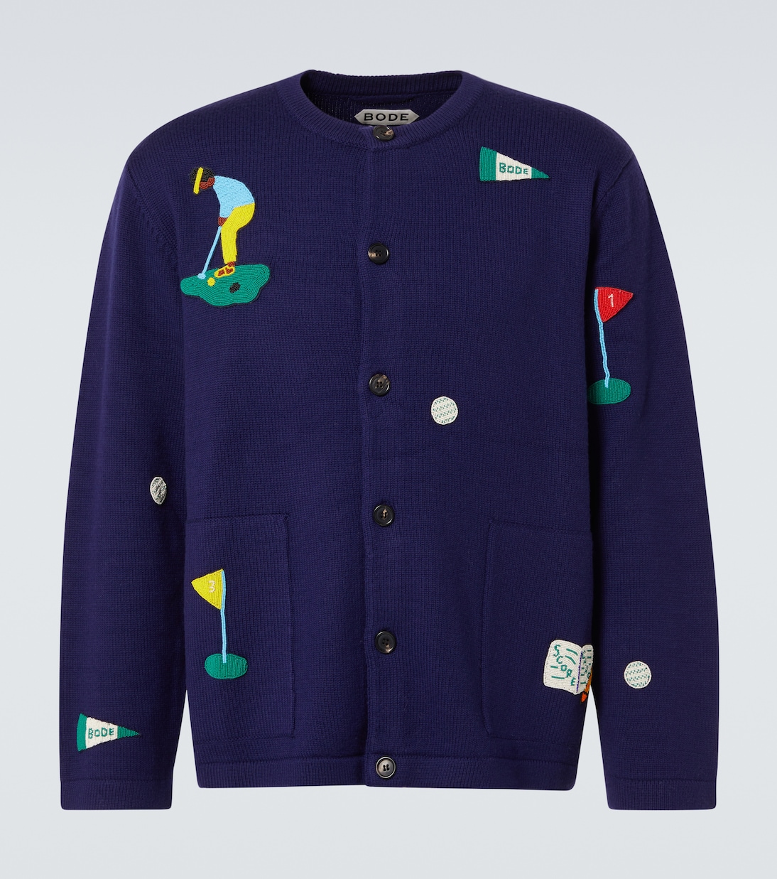 Golf wool cardigan | Bode
