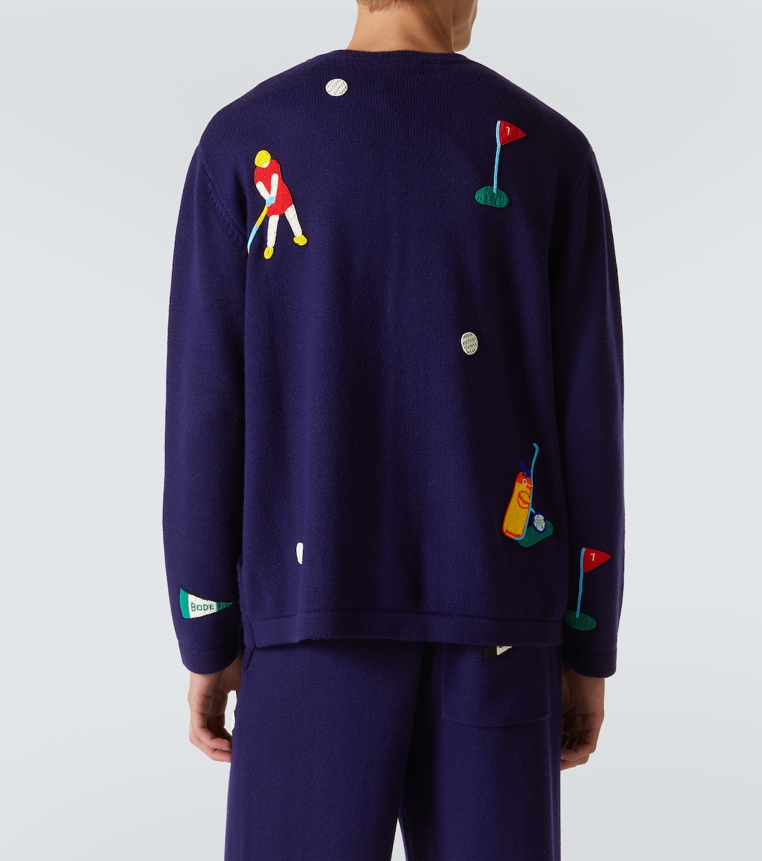 Golf wool cardigan | Bode