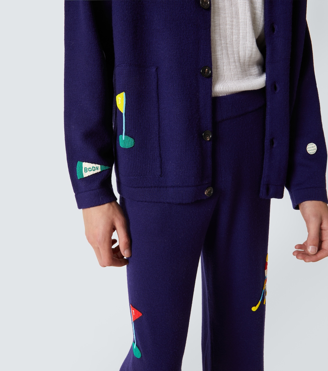 Golf wool cardigan | Bode
