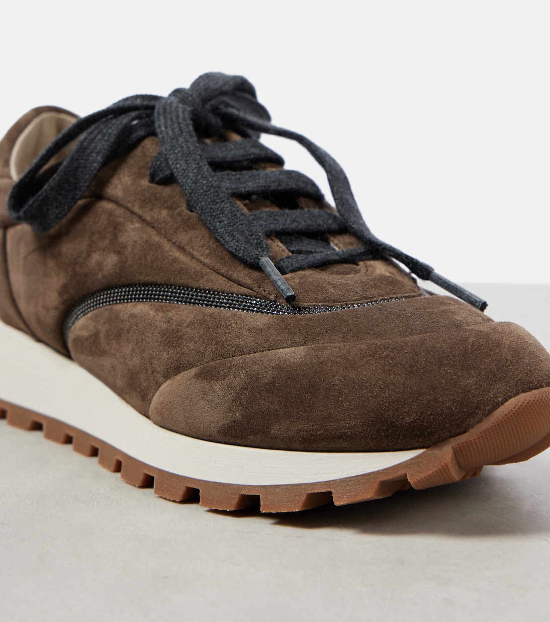 Runner suede sneakers | Brunello Cucinelli