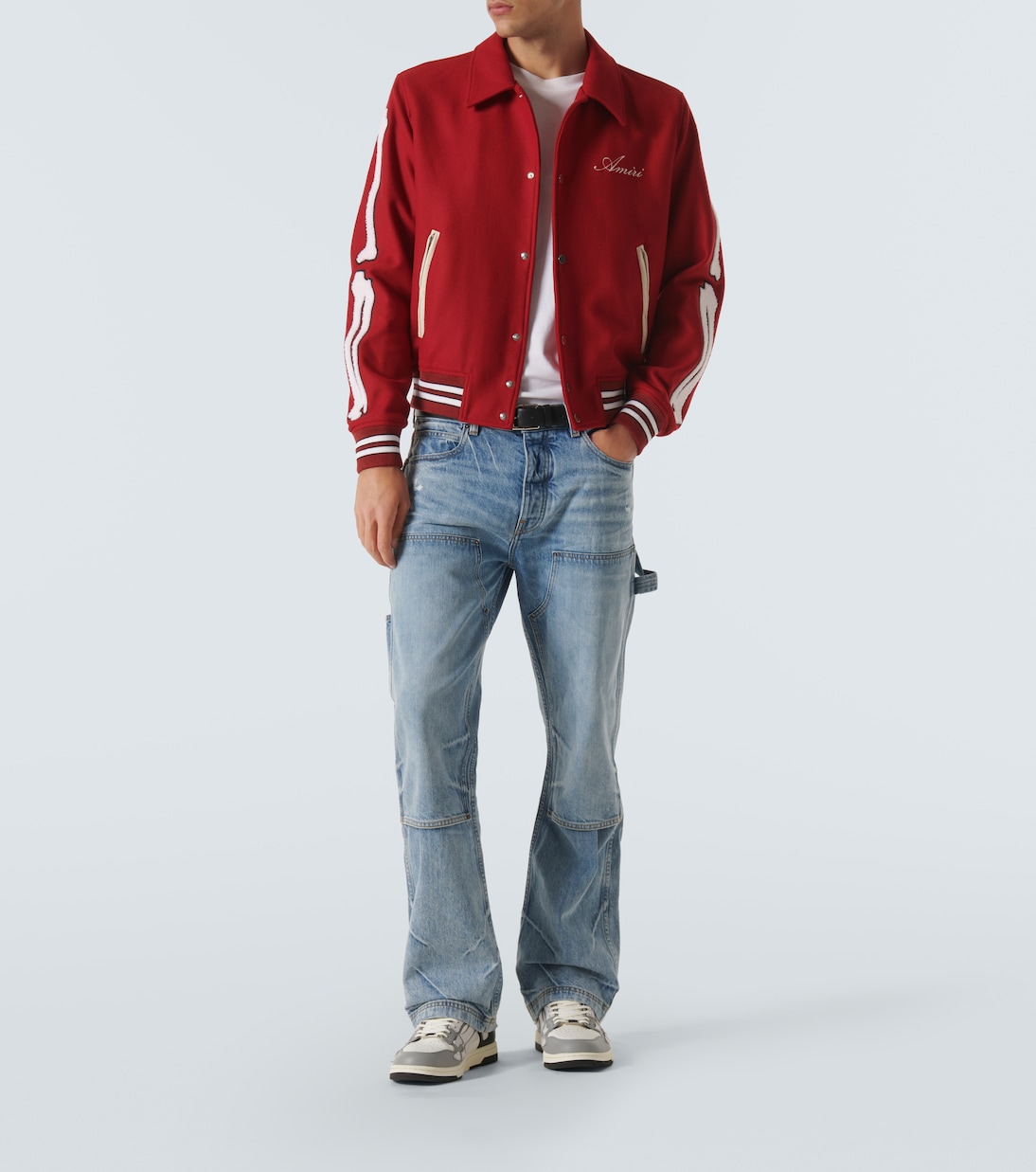 Jeans rectos de tiro medio | Amiri
