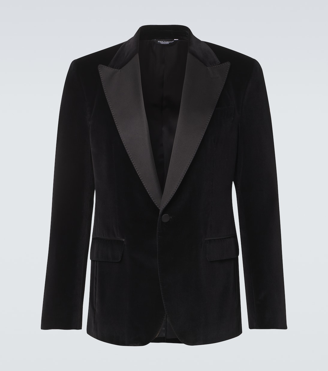 Smokingjacke aus Samt | Dolce&Gabbana