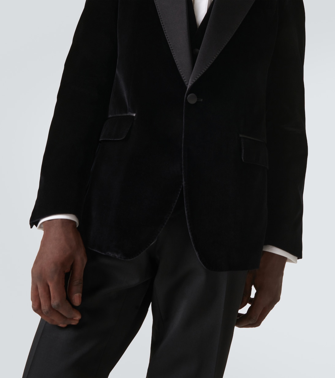 Smokingjacke aus Samt | Dolce&Gabbana