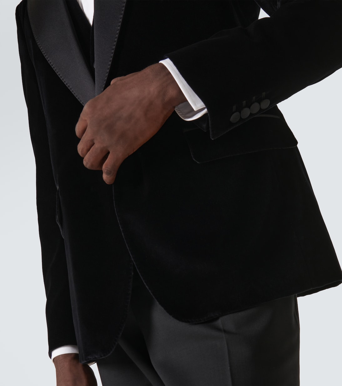 Smokingjacke aus Samt | Dolce&Gabbana