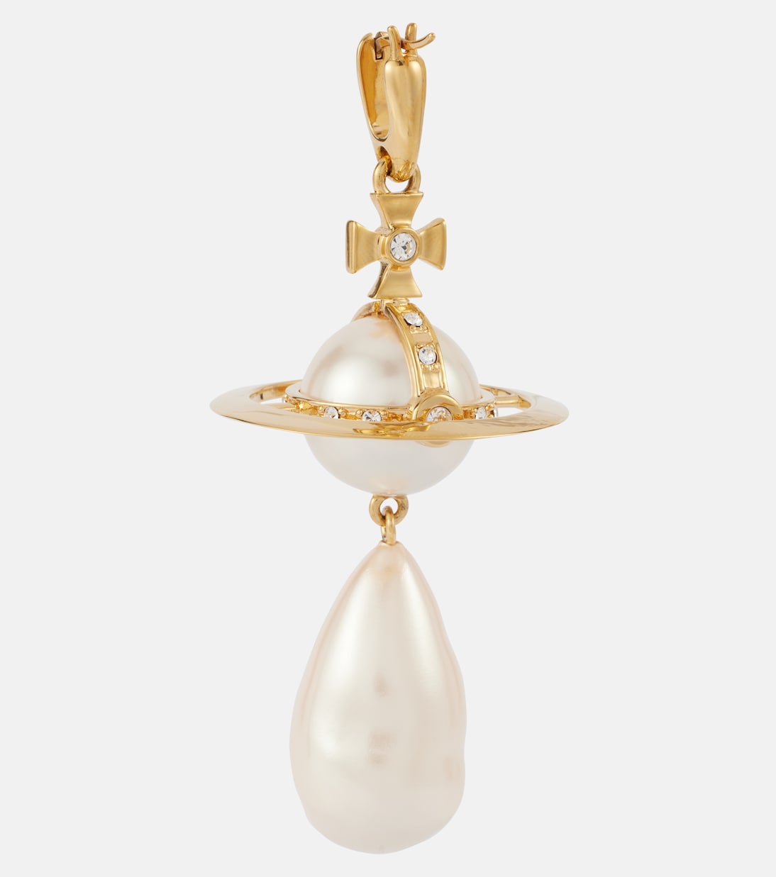 Orecchini con Perla Gigante di Vivienne Westwood: Stile Giovane e Audace