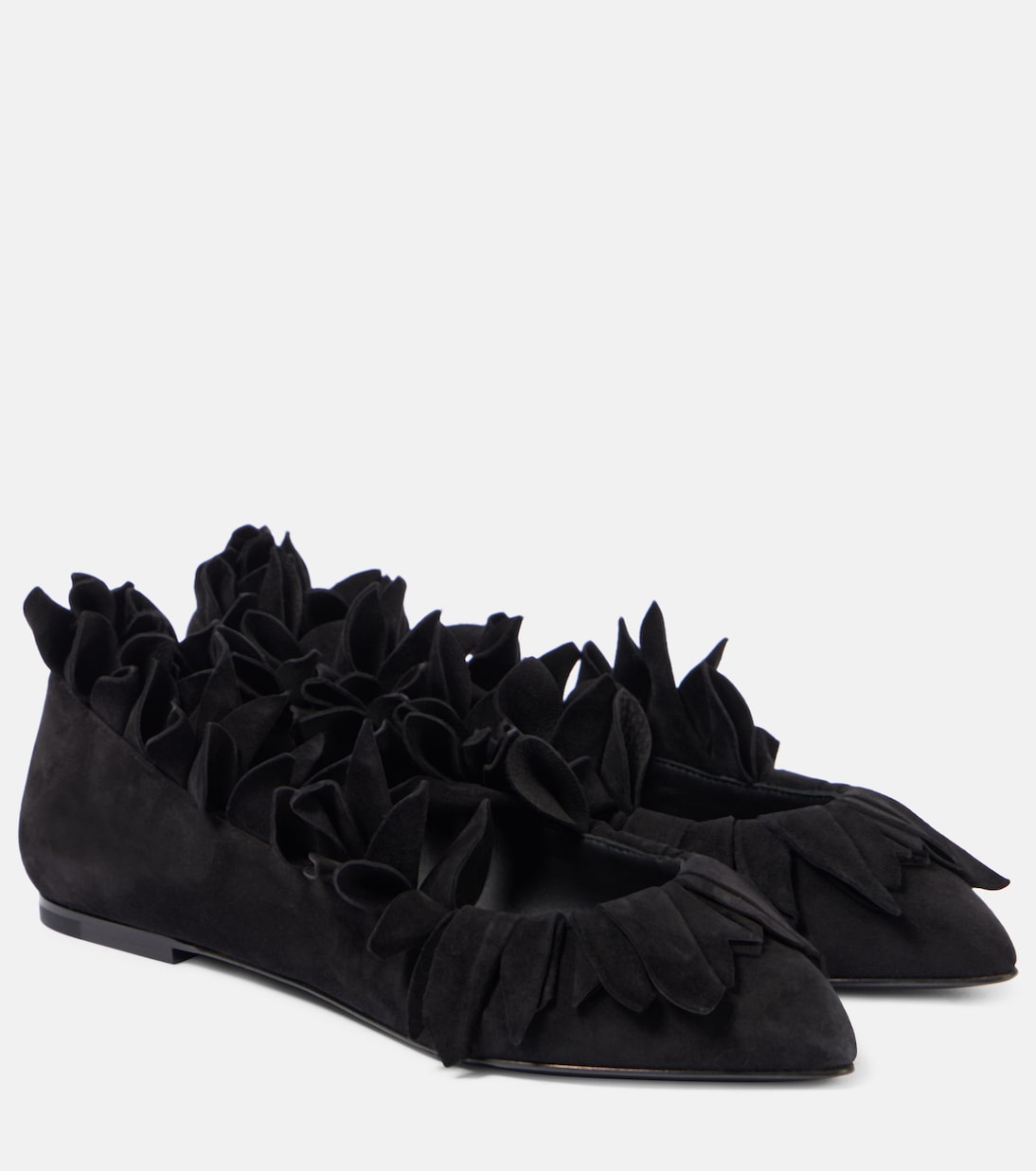 Ballerine Petal in suede | Alaïa