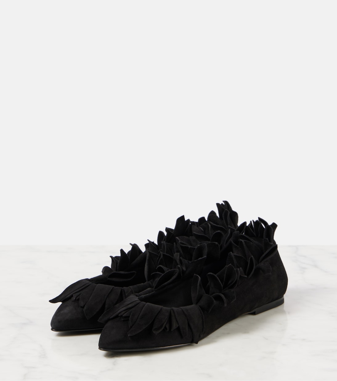 Ballerine Petal in suede | Alaïa