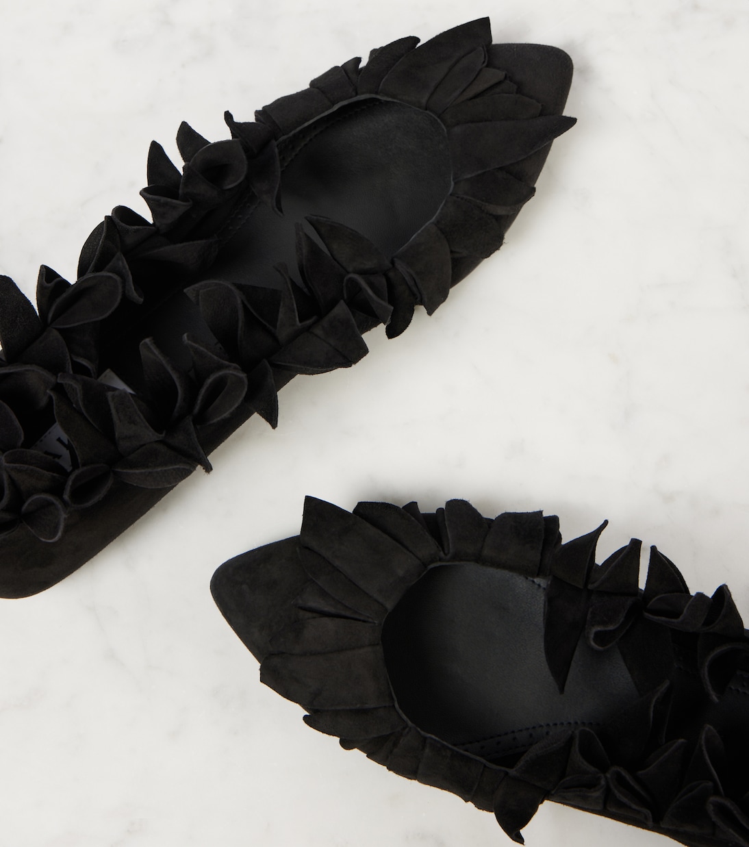 Ballerine Petal in suede | Alaïa