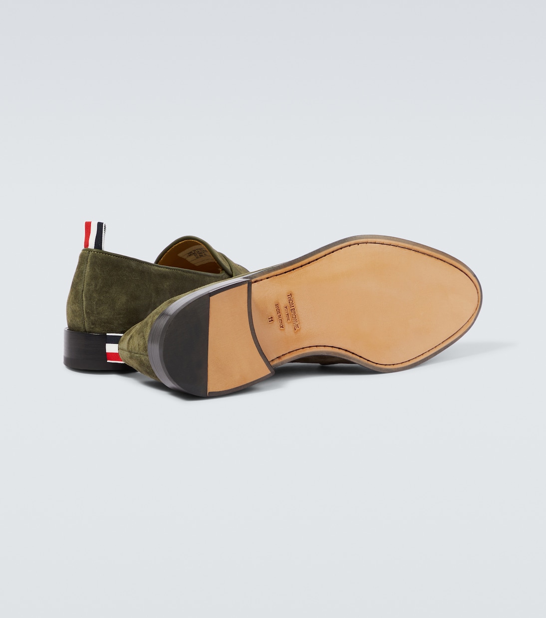 Suede penny loafers | Thom Browne