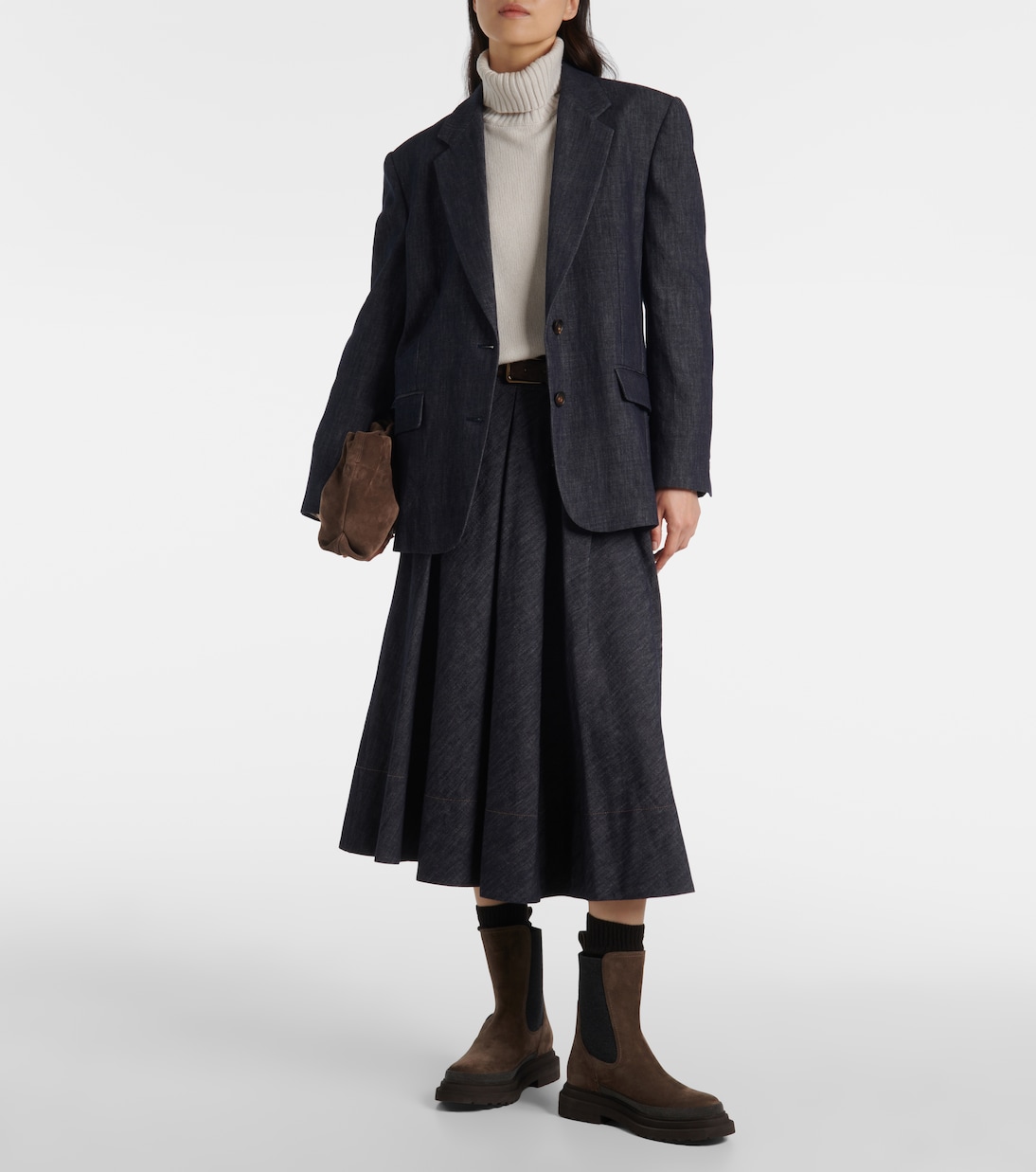 Blazer de denim | Brunello Cucinelli