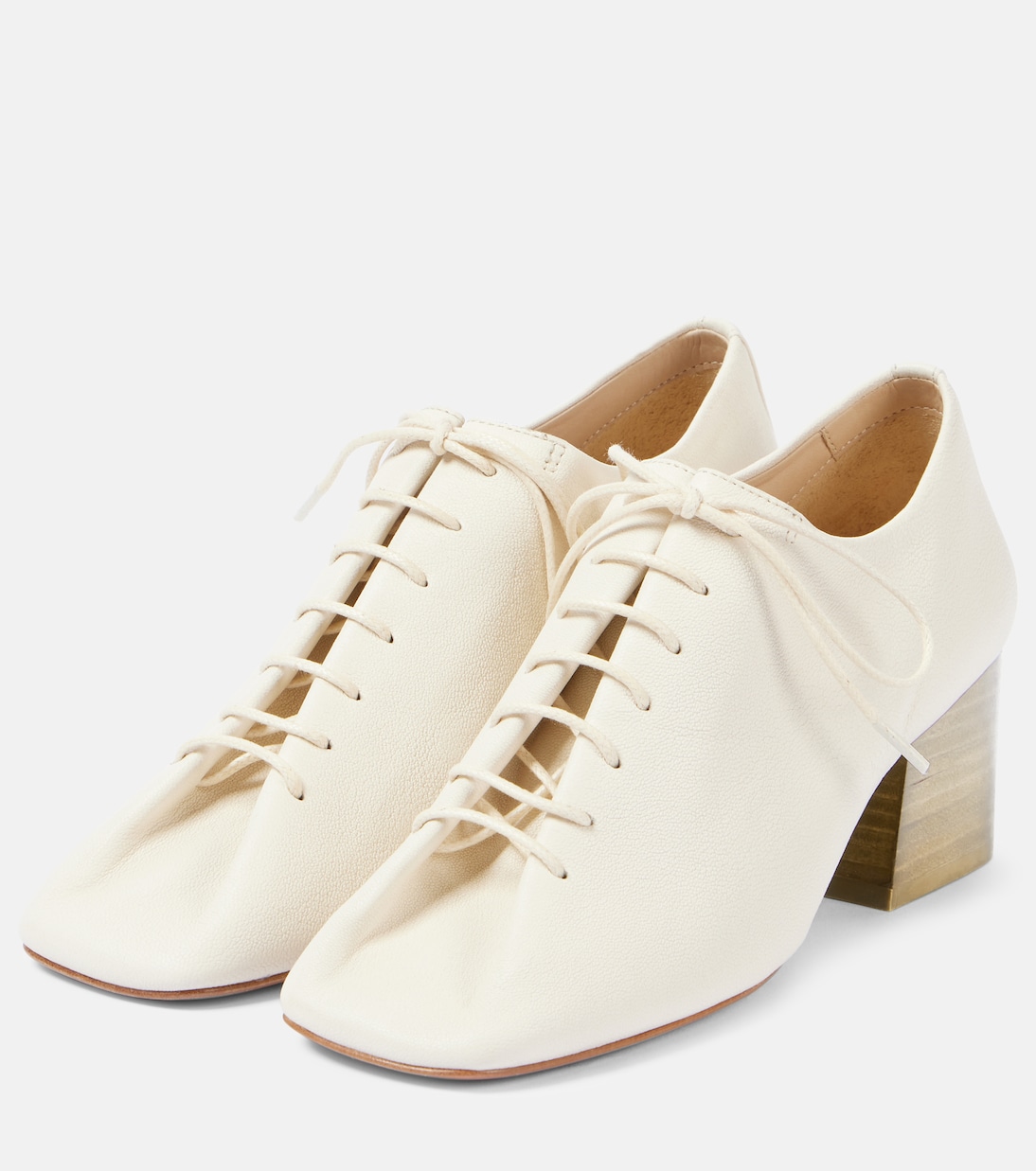 Stringate Souris 55 in pelle | Lemaire