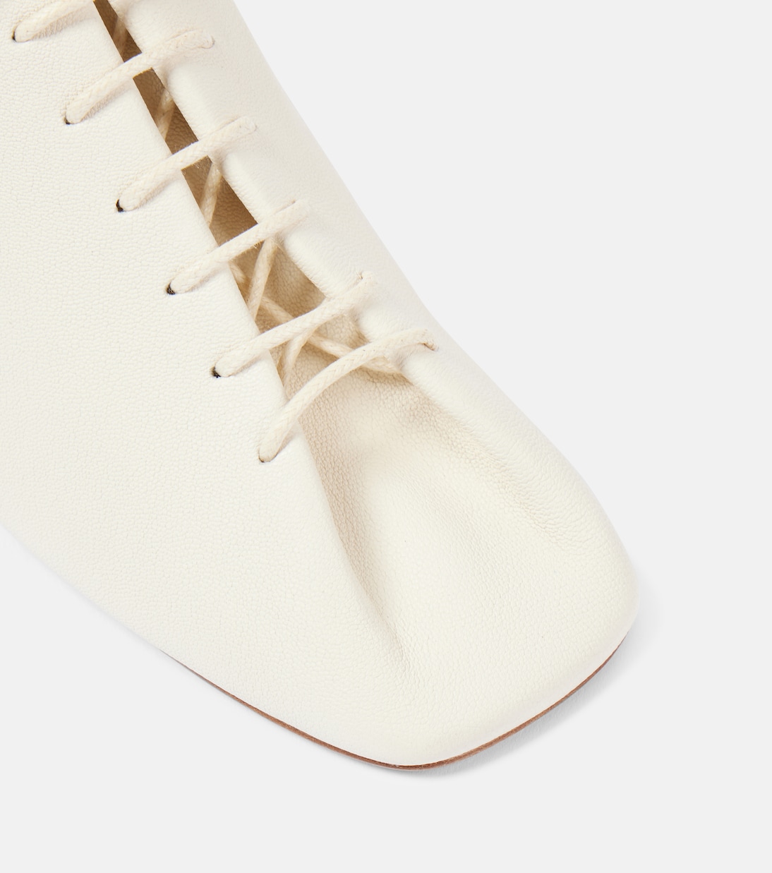 Stringate Souris 55 in pelle | Lemaire