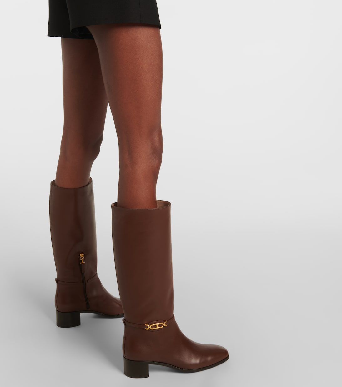 Botas altas Whitney de piel | Tom Ford